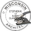 Architect Seal - Pocket Style - Wisconsin ARCHITECT_POCKET_SEAL_WISCONSIN