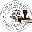 Architect Seal - Wood Stamp - Connecticut ARCHITECT_STAMP_WOOD_CONNECTICUT