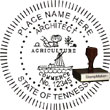 Architect Seal - Wood Stamp - Tennessee ARCHITECT_STAMP_WOOD_TENNESSEE