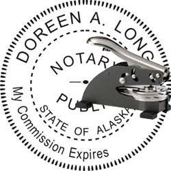 Notary Seal - Desk Top Style - Alaska NOTARY_DESK_TOP_ALASKA
