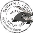 Notary Seal - Desk Top Style - Alaska NOTARY_DESK_TOP_ALASKA