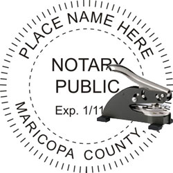 Notary Seal - Desk Top Style - Arizona NOTARY_DESK_TOP_ARIZONA