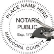 Notary Seal - Desk Top Style - Arizona NOTARY_DESK_TOP_ARIZONA