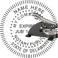 Notary Seal - Desk Top Style - Delaware NOTARY_DESK_TOP_DELAWARE