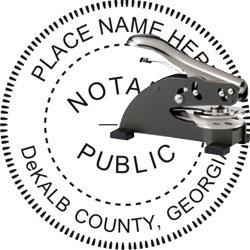 Notary Seal - Desk Top Style - Georgia NOTARY_DESK_TOP_GEORGIA