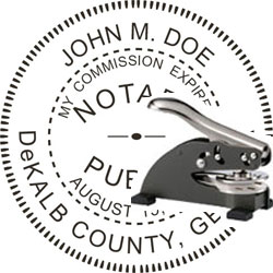 Notary Seal - Desk Top Style - Georgia NOTARY_DESK_TOP_GEORGIA