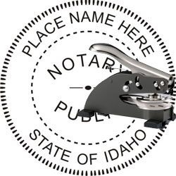 Notary Seal - Desk Top Style - Idaho NOTARY_DESK_TOP_IDAHO