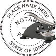 Notary Seal - Desk Top Style - Idaho NOTARY_DESK_TOP_IDAHO