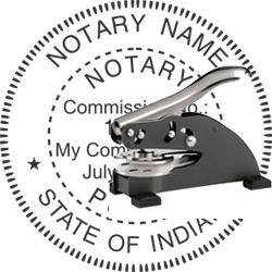 Notary Seal - Desk Top Style - Indiana NOTARY_DESK_TOP_INDIANA
