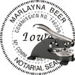 Notary Seal - Desk Top Style - Iowa NOTARY_DESK_TOP_IOWA