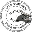 Notary Seal - Desk Top Style - Kansas NOTARY_DESK_TOP_KANSAS