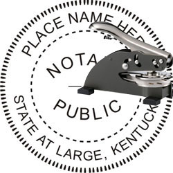 Notary Seal - Desk Top Style - Kentucky NOTARY_DESK_TOP_KENTUCKY