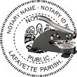 Notary Seal - Desk Top Style - Louisiana NOTARY_DESK_TOP_LOUISIANA