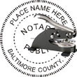 Notary Seal - Desk Top Style - Maryland NOTARY_DESK_TOP_MARYLAND
