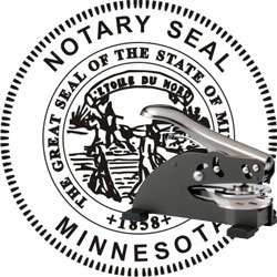 Notary Seal - Desk Top Style - Minnesota NOTARY_DESK_TOP_MINNESOTA