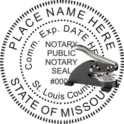 Notary Seal - Desk Top Style - Missouri NOTARY_DESK_TOP_MISSOURI