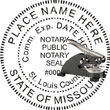 Notary Seal - Desk Top Style - Missouri NOTARY_DESK_TOP_MISSOURI