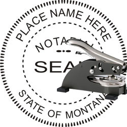 Notary Seal - Desk Top Style - Montana NOTARY_DESK_TOP_MONTANA