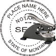 Notary Seal - Desk Top Style - Montana NOTARY_DESK_TOP_MONTANA