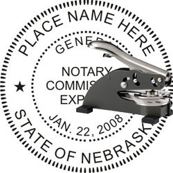 Notary Seal - Desk Top Style - Nebraska NOTARY_DESK_TOP_NEBRASKA