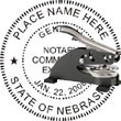 Notary Seal - Desk Top Style - Nebraska NOTARY_DESK_TOP_NEBRASKA