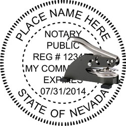 Notary Seal - Desk Top Style - Nevada NOTARY_DESK_TOP_NEVADA