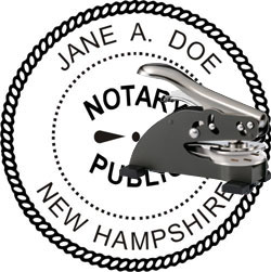 Notary Seal - Desk Top Style - New Hampshire NOTARY_DESK_TOP_NEW_HAMPSHIRE