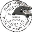 Notary Seal - Desk Top Style - North Dakota NOTARY_DESK_TOP_NORTH_DAKOTA