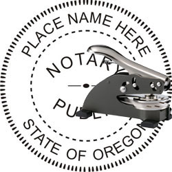 Notary Seal - Desk Top Style - Oregon NOTARY_DESK_TOP_OREGON