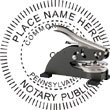 Notary Seal - Desk Top Style - Pennsylvania NOTARY_DESK_TOP_PENNSYLVANIA