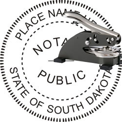 Notary Seal - Desk Top Style - South Dakota NOTARY_DESK_TOP_SOUTH_DAKOTA