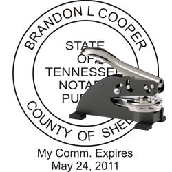 Notary Seal - Desk Top Style - Tennessee NOTARY_DESK_TOP_TENNESSEE