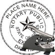 Notary Seal - Desk Top Style - Texas NOTARY_DESK_TOP_TEXAS