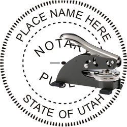 Notary Seal - Desk Top Style - Utah NOTARY_DESK_TOP_UTAH