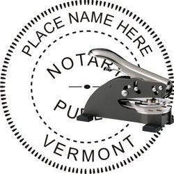 Notary Seal - Desk Top Style - Vermont NOTARY_DESK_TOP_VERMONT