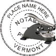 Notary Seal - Desk Top Style - Vermont NOTARY_DESK_TOP_VERMONT