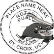 Notary Seal - Desk Top Style - Virgin Islands NOTARY_DESK_TOP_VIRGIN_ISLANDS