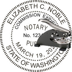 Notary Seal - Desk Top Style - Washington NOTARY_DESK_TOP_WASHINGTON