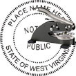 Notary Seal - Desk Top Style - West Virginia NOTARY_DESK_TOP_WEST_VIRGINIA