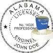 Engineer Seal - Pre Inked Stamp - Alabama ENGINEER_STAMP_PRE_INKED_ALABAMA