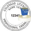 Engineer Seal - Pre Inked Stamp - Colorado ENGINEER_STAMP_PRE_INKED_COLORADO