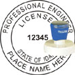 Engineer Seal - Pre Inked Stamp - Idaho ENGINEER_STAMP_PRE_INKED_IDAHO