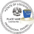 Engineer Seal - Pre Inked Stamp - Louisiana ENGINEER_STAMP_PRE_INKED_LOUISIANA