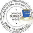 Engineer Seal - Pre Inked Stamp - Nebraska ENGINEER_STAMP_PRE_INKED_NEBRASKA