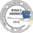 Engineer Seal - Pre Inked Stamp - Nevada ENGINEER_STAMP_PRE_INKED_NEVADA