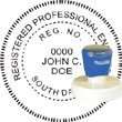 Engineer Seal - Pre Inked Stamp - South Dakota ENGINEER_STAMP_PRE_INKED_SOUTH_DAKOTA