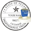 Engineer Seal - Pre Inked Stamp - Texas ENGINEER_STAMP_PRE_INKED_TEXAS