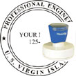 Engineer Seal - Pre Inked Stamp - Virgin Islands ENGINEER_STAMP_PRE_INKED_VIRGIN_ISLANDS