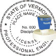 Engineer Seal - Pre Inked Stamp - Vermont ENGINEER_STAMP_PRE_INKED_VERMONT
