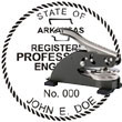 Engineer Seal - Desk Top Style - Arkansas ENGINEER_DESK_TOP_ARKANSAS